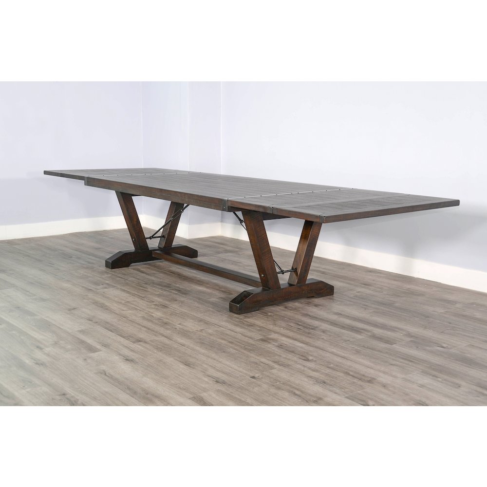 Yellowstone Folding Leaf Extension Dining Set. Picture 4