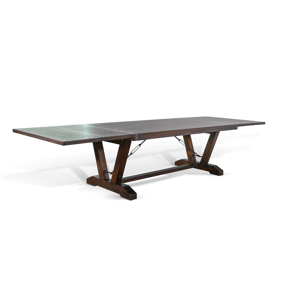 Yellowstone Extension Table with Folding Leaves. Picture 1