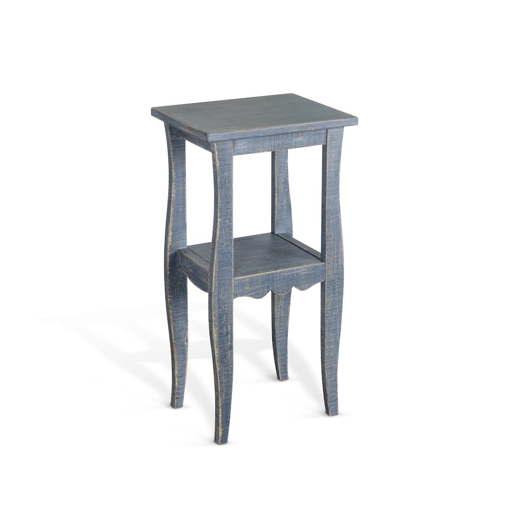 Ocean Blue End Table, Ocean Blue. Picture 1