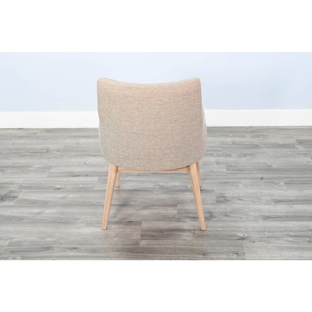 Olivia Lowback Cushioned Grey Dining Chair (Set of 2). Picture 4