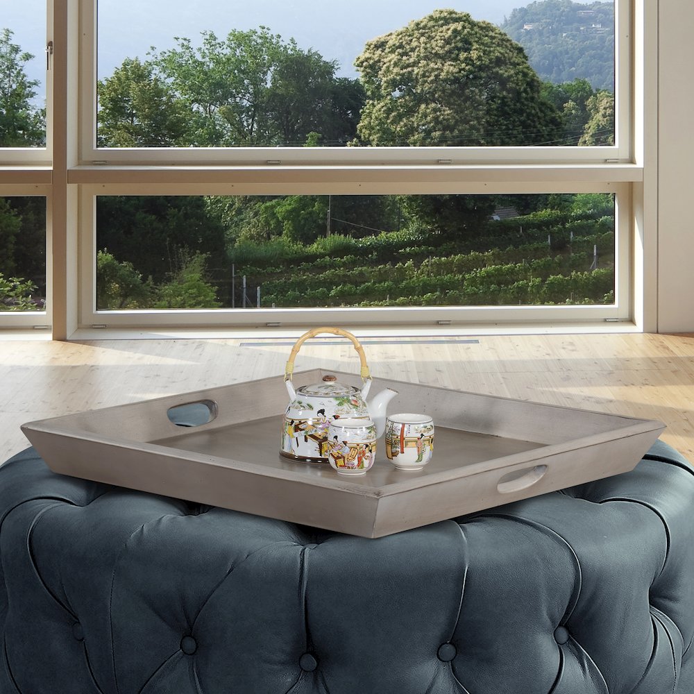 Westwood Taupe Ottoman Tray. Picture 3
