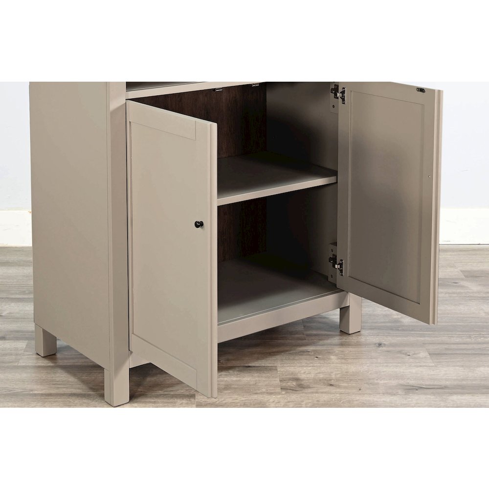 Arched Display Cabinet with Doors. Picture 5