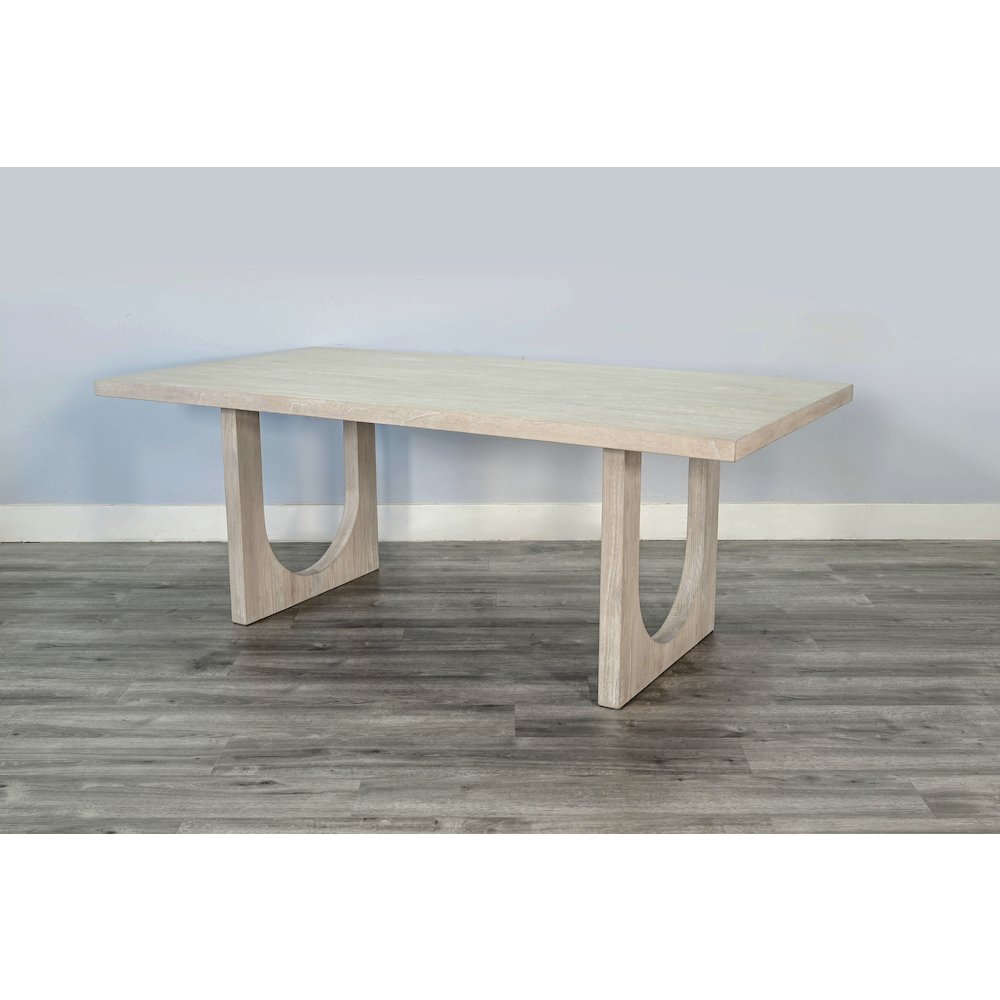 Liz Arched Leg Dining Table. Picture 5