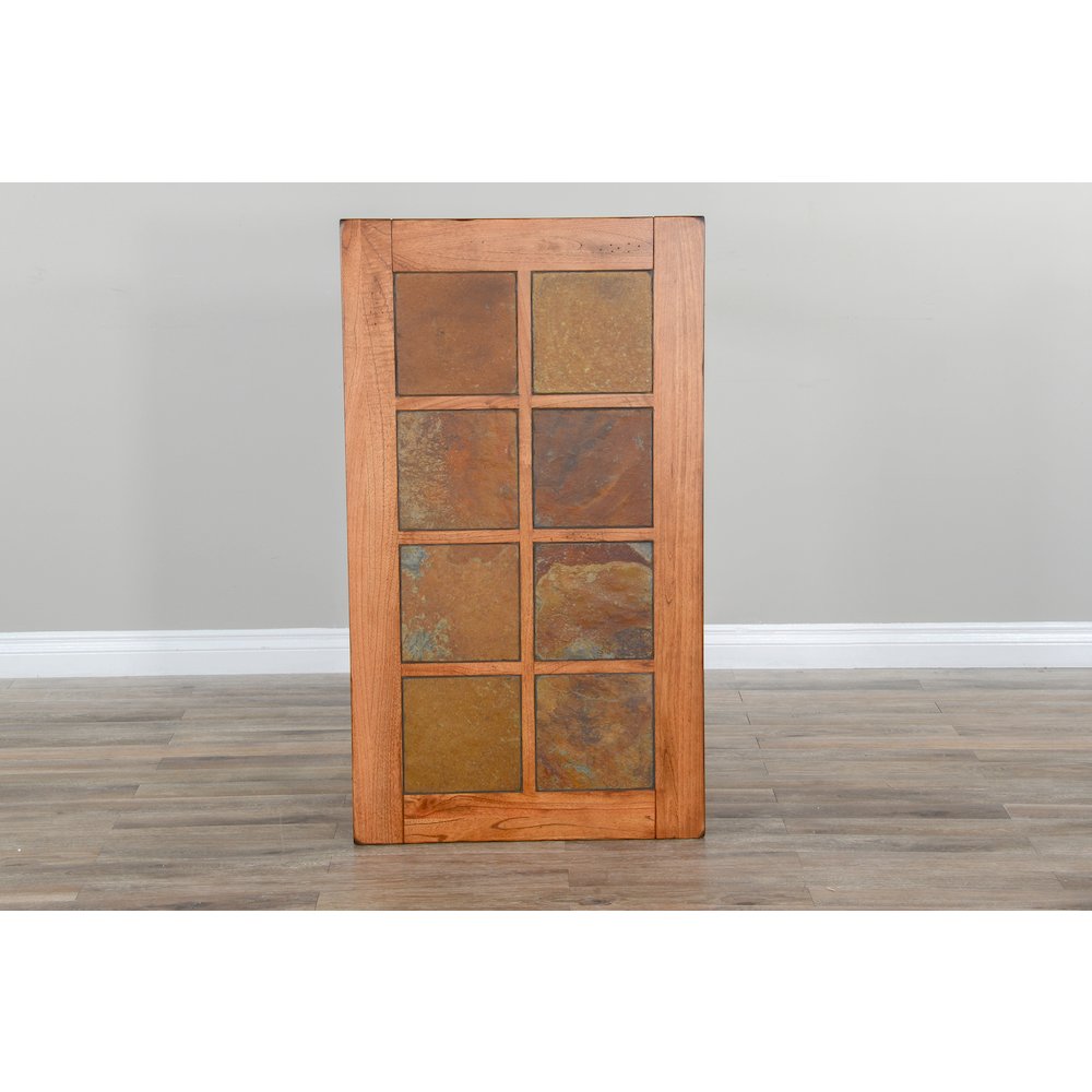 Sedona 49" Transitional Wood Coffee Table in Rustic Oak. Picture 5