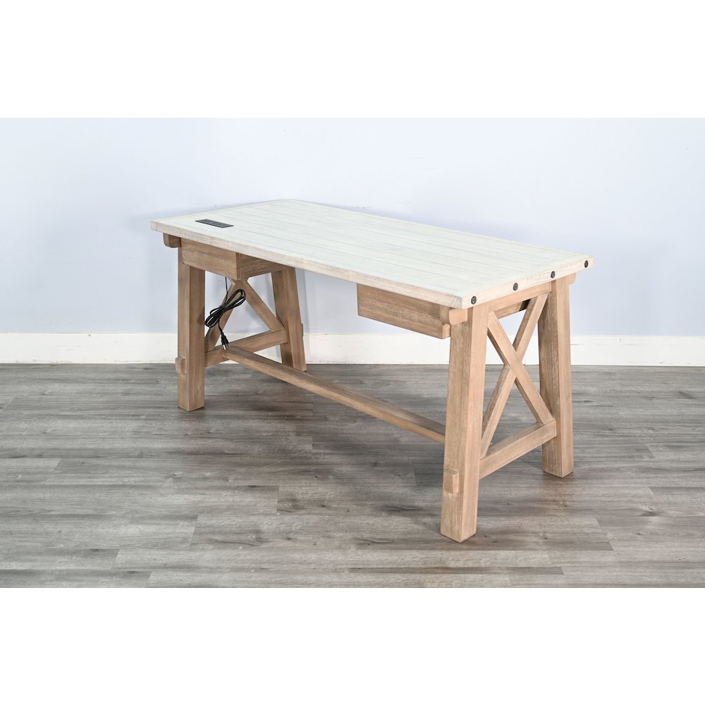 Vivian Writing Desk with Power Plug. Picture 5