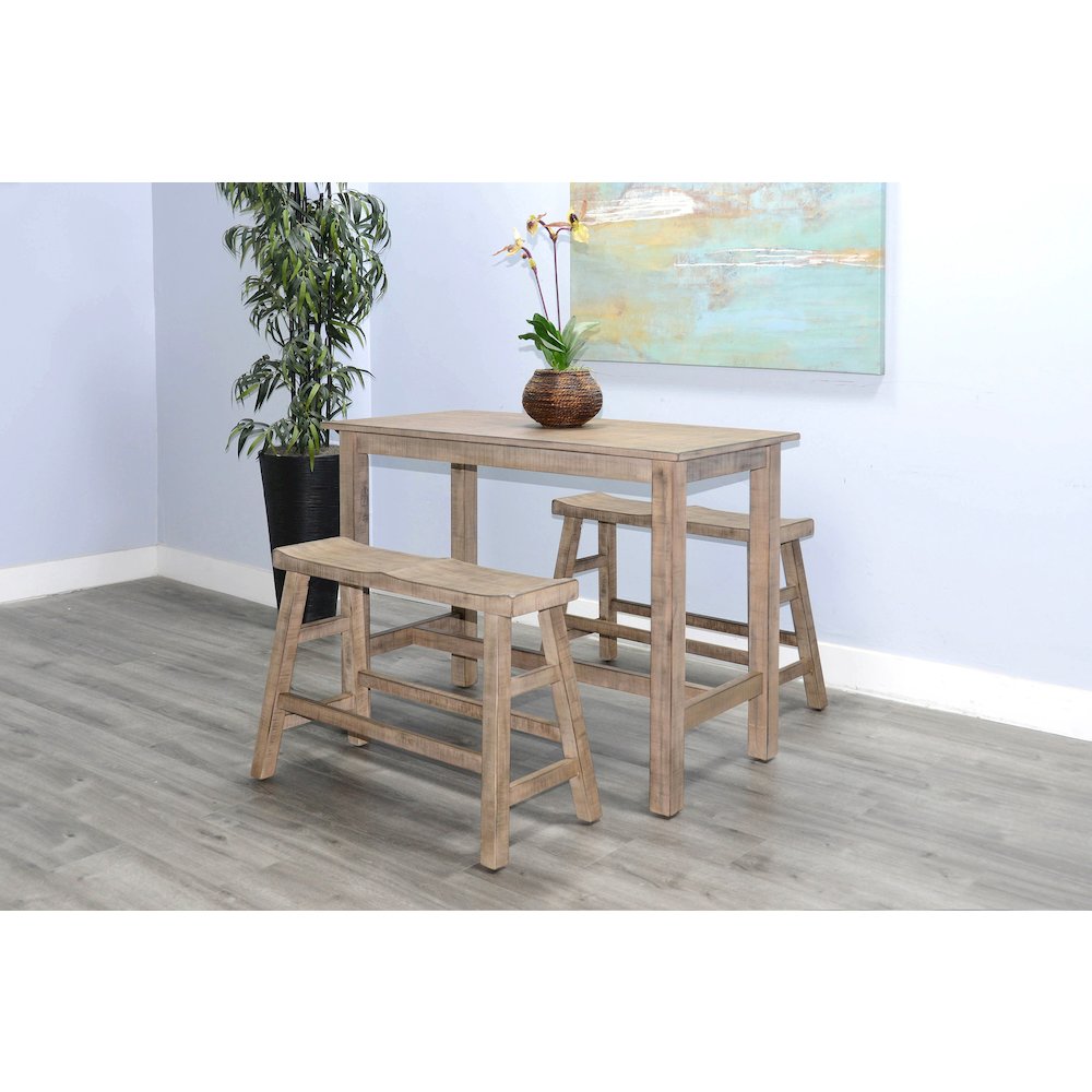 Marina Wood Counter Height Dining Table. Picture 7