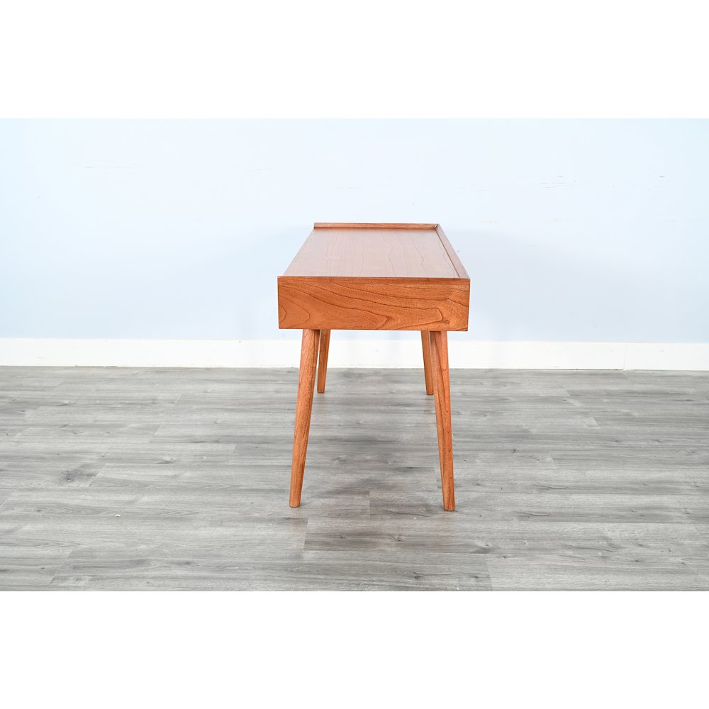 48" Mid-Century Desk, Cinnamon. Picture 4