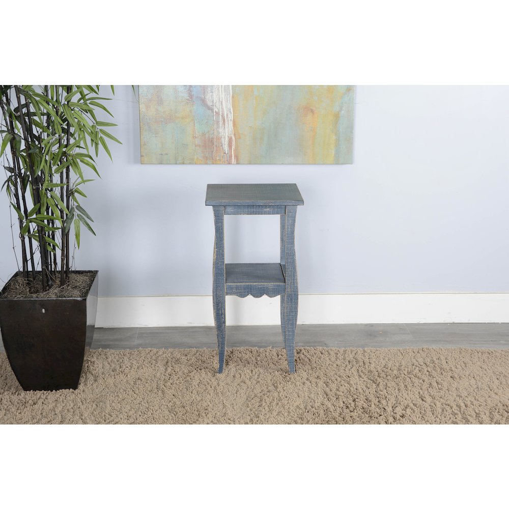 Ocean Blue End Table, Ocean Blue. Picture 2
