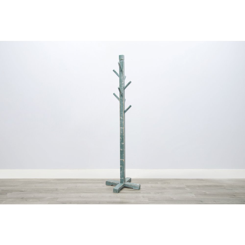Traditional Solid Wood Hat Rack with 8-Prong Hooks. Picture 2