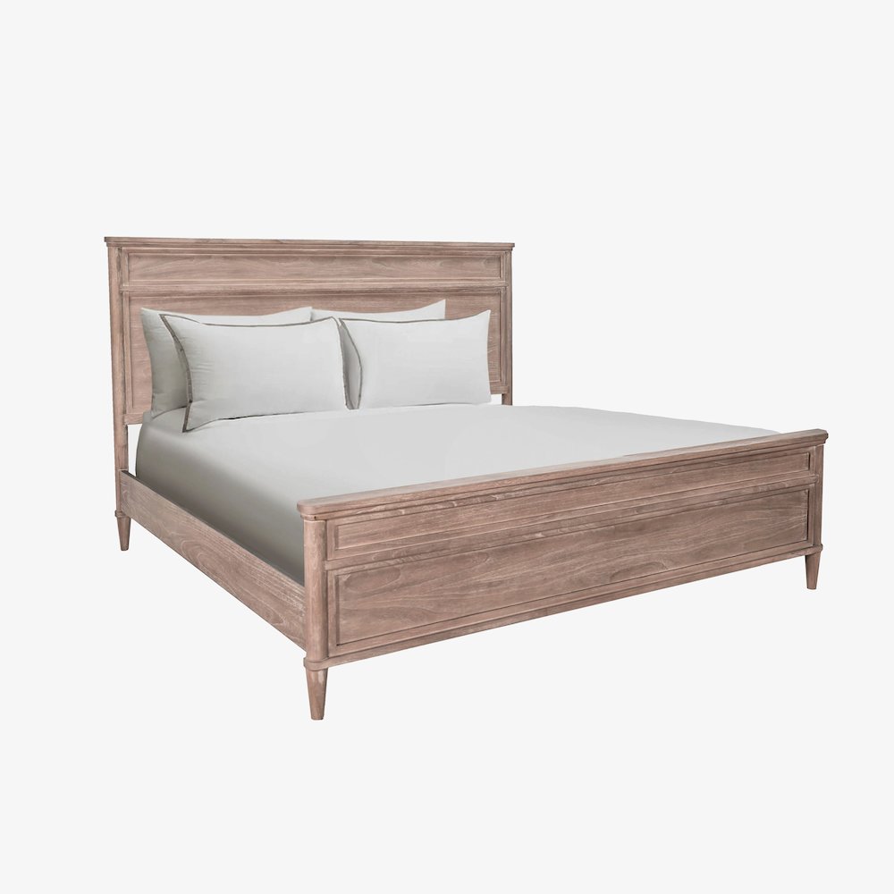 Kate Transitional Eastern King Bed. Picture 1