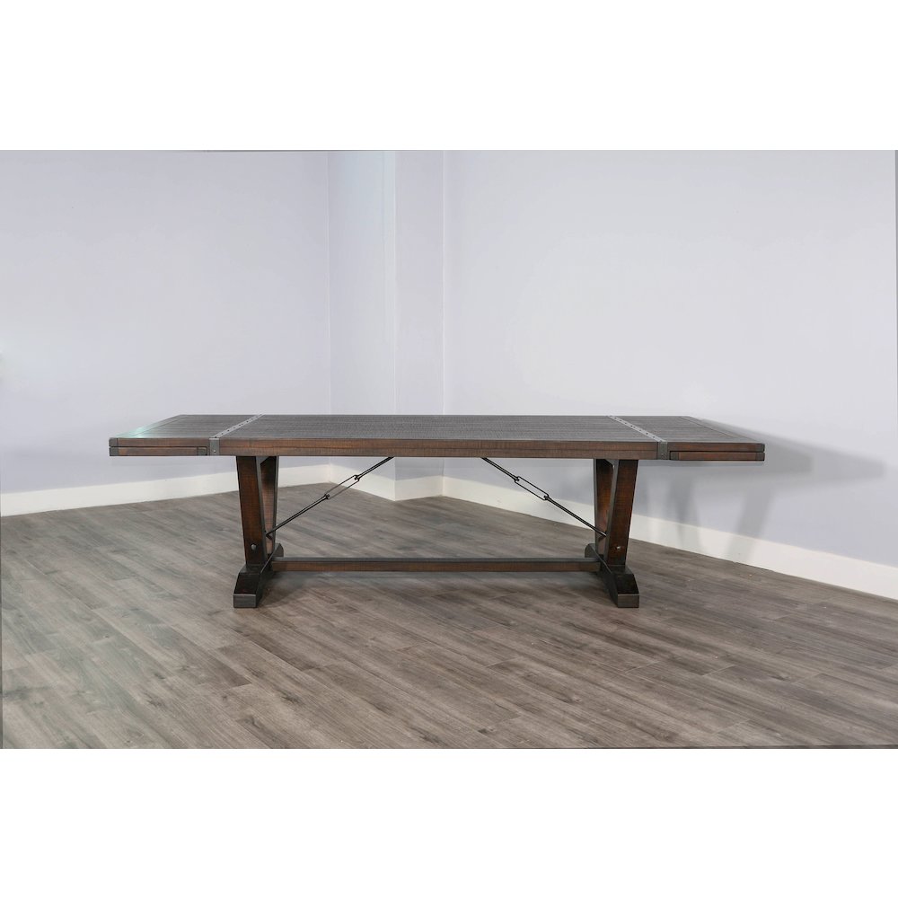 Yellowstone Folding Leaf Extension Dining Set. Picture 5