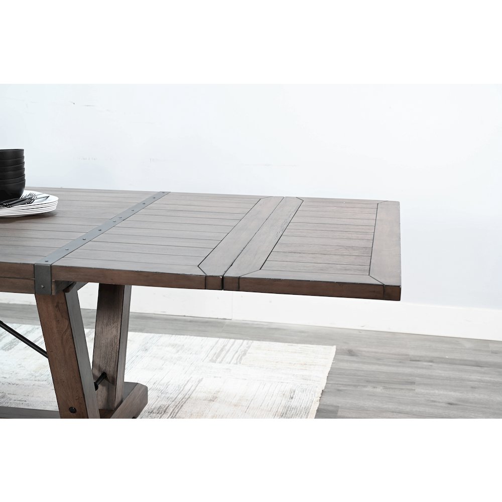 Yellowstone Extension Table with Folding Leaves. Picture 4