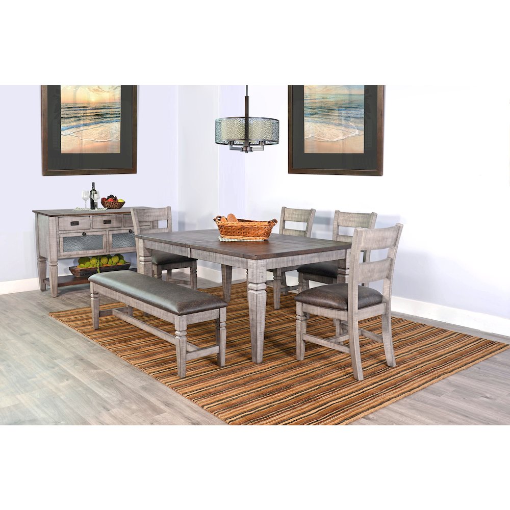 Extension Dining Set with Butterfly Leaf. Picture 2
