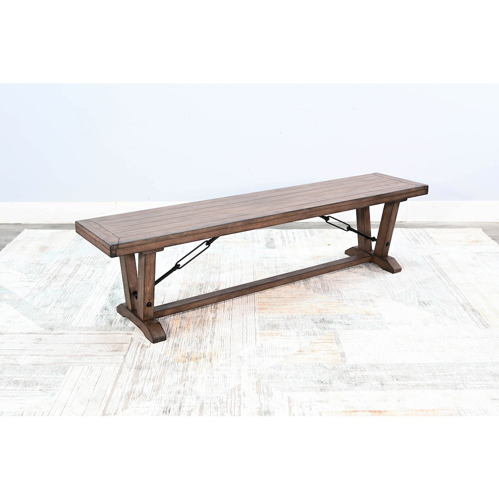 Yellowstone Bench with Turnbuckles, Buckskin. Picture 2
