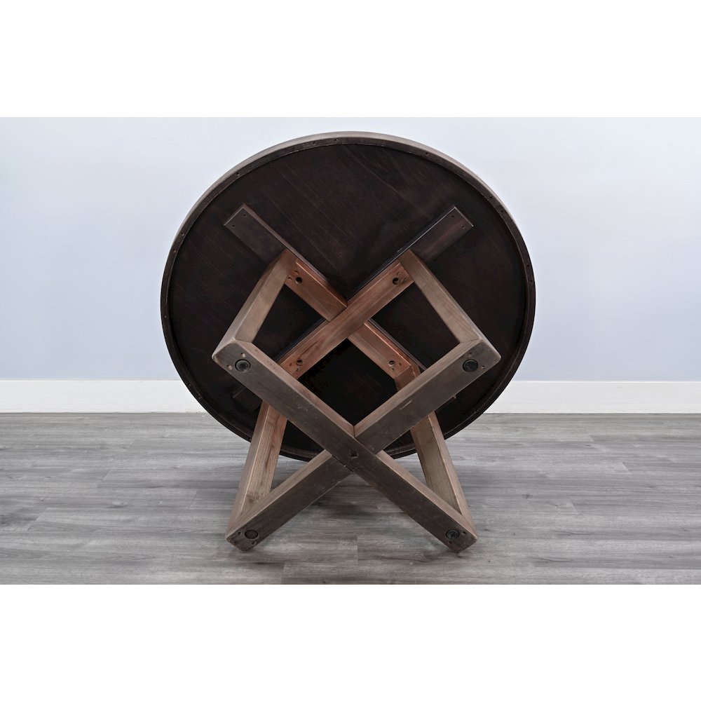 Mia Round Wood Dining Table. Picture 5