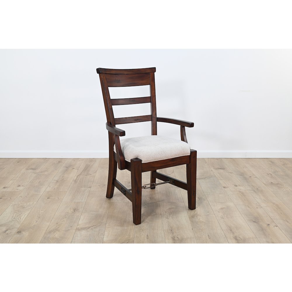 Tuscany Arm Chair, Cushion Seat (Set of 2), Vintage Mocha. Picture 2