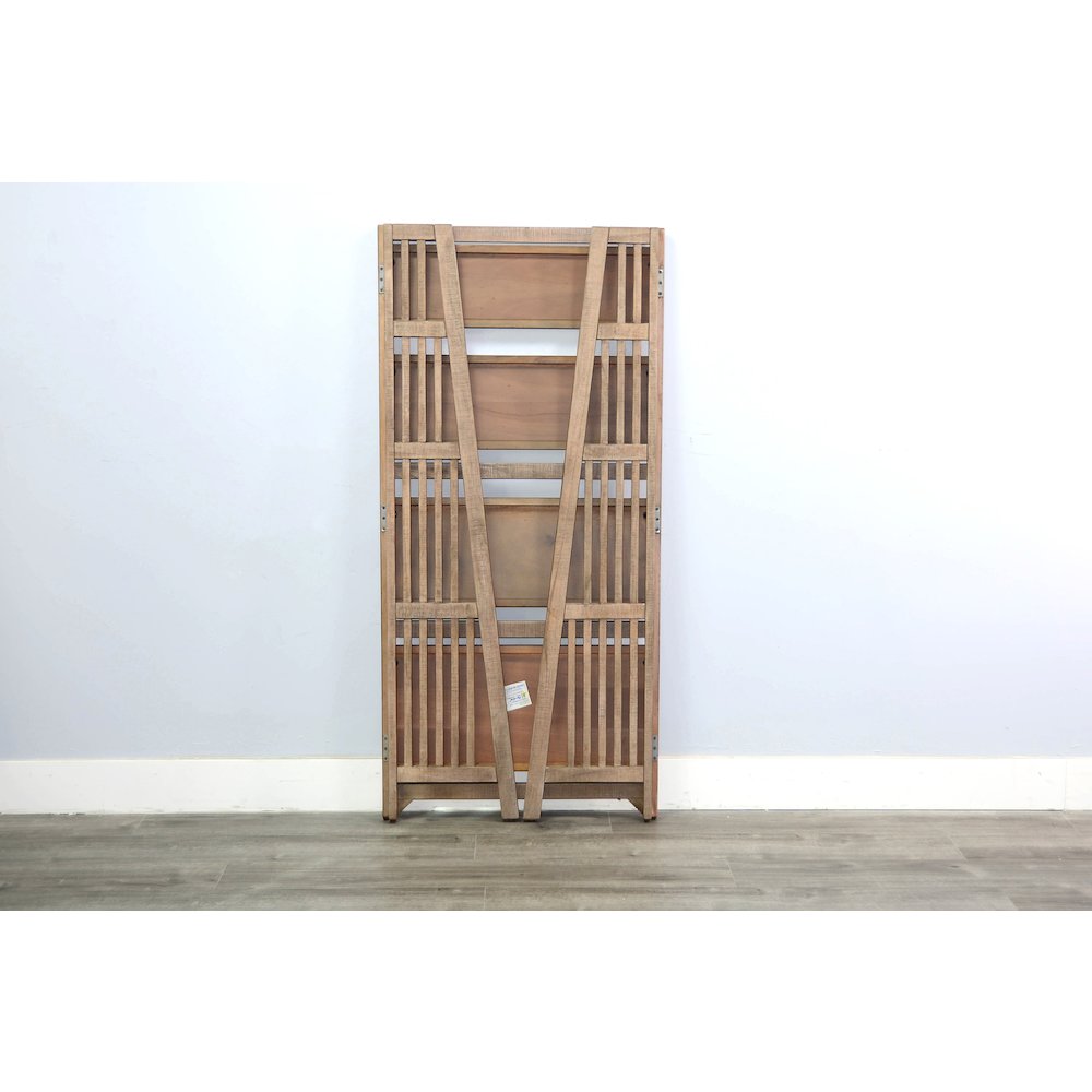 Sunny Designs  60" Mahogany Wood Folding Bookcase. Picture 4