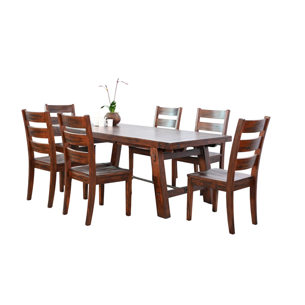 Extension Dining Set with Turnbuckle. Picture 1