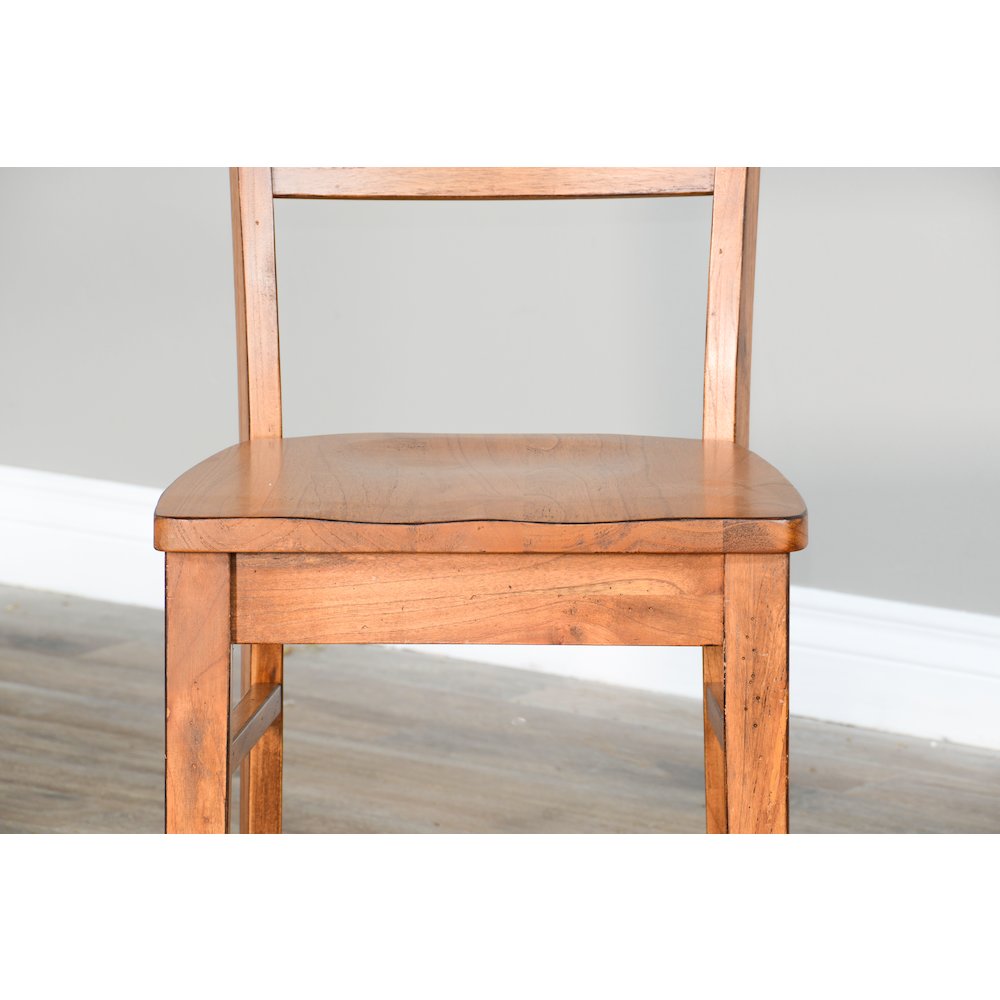 Sedona Ladderback Chair, Wood Seat (Set of 2). Picture 5
