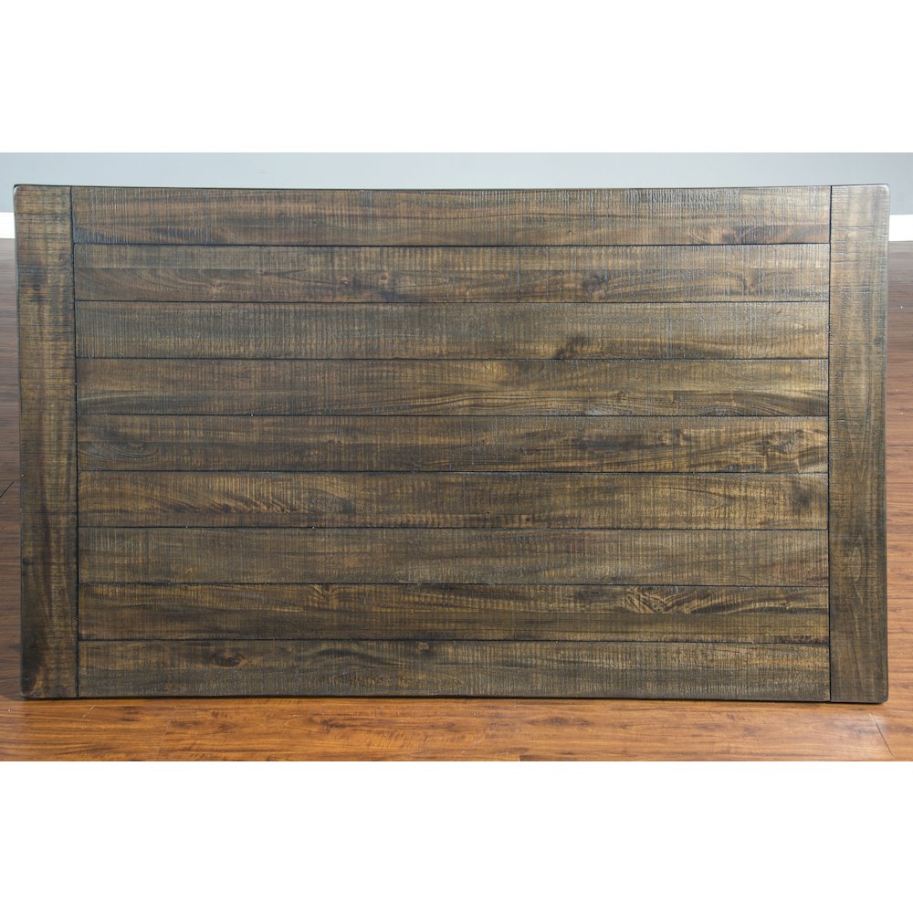 Rectangular Wood Dining Table. Picture 3