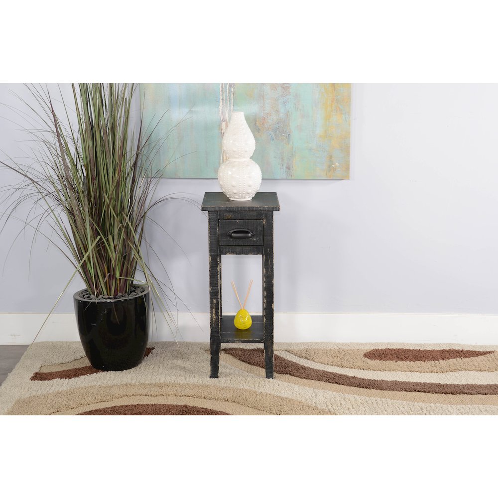 Black Sand Chair Side Table. Picture 2