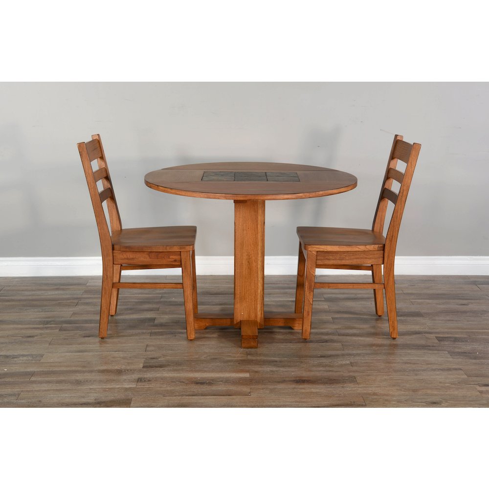 Drop Leaf Round Dining Set. Picture 2
