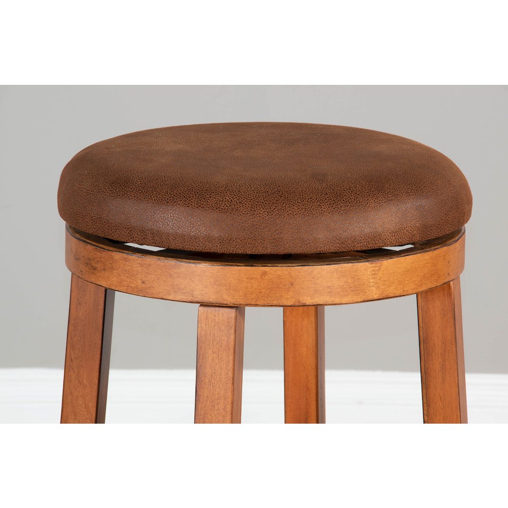 Bar Swivel Stool, Cushion Seat (Set of 2). Picture 4