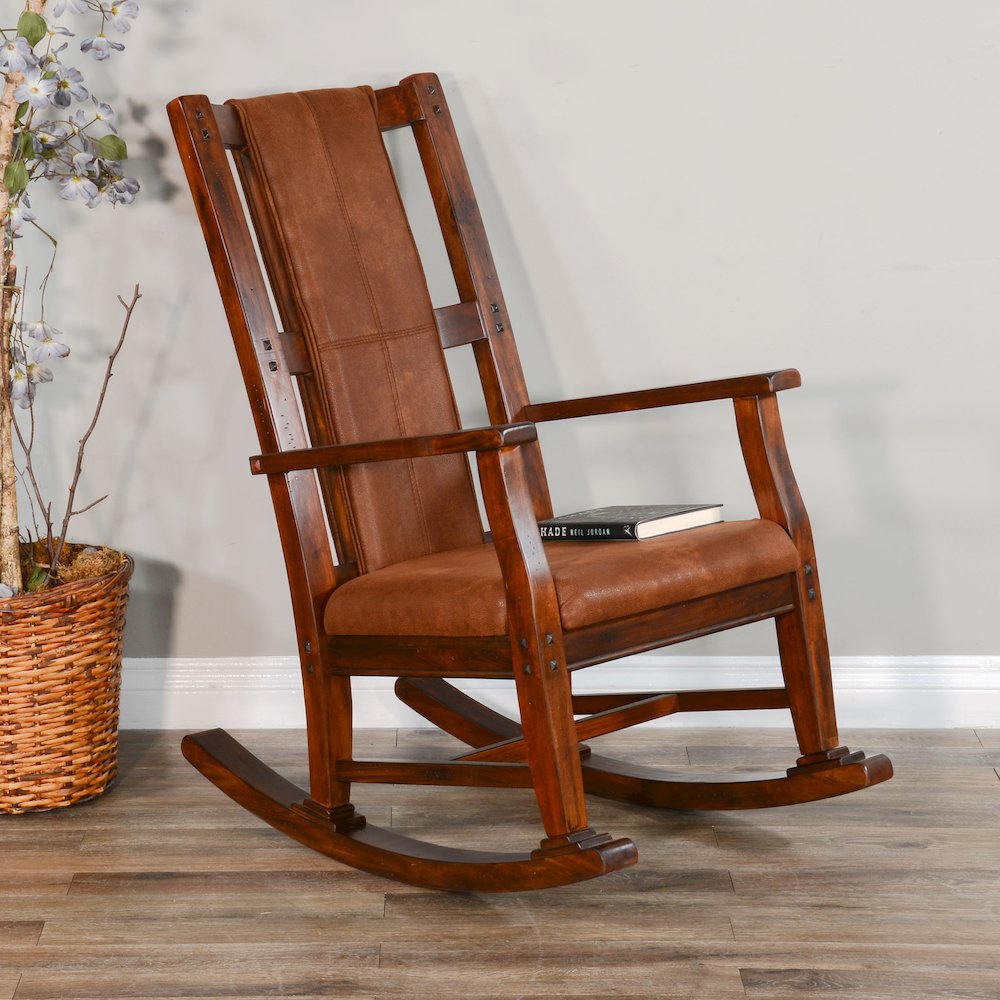 Santa Fe Rocker, Cushion Seat & Back. Picture 5