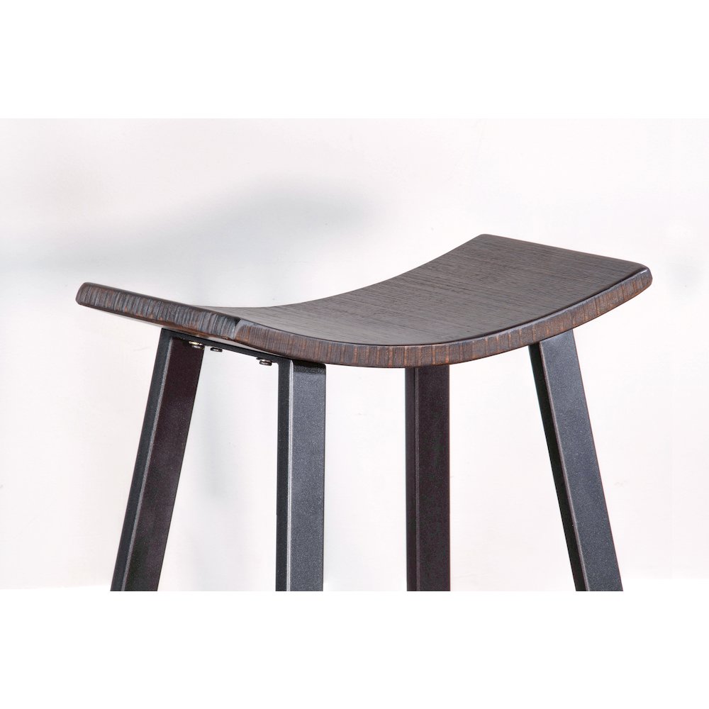 Counter Metal Saddle Stool (Set of 2). Picture 2