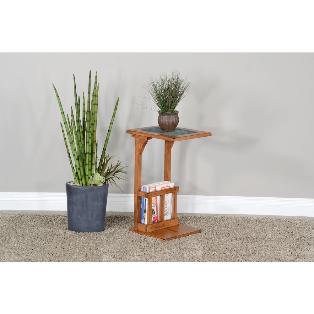 Savannah 12.5" Traditional Wood Table. Picture 6