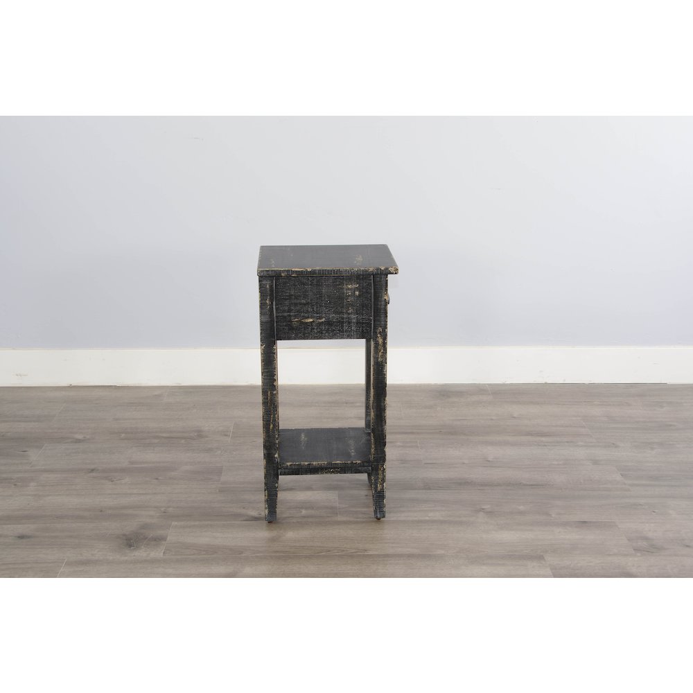 Black Sand Chair Side Table. Picture 4