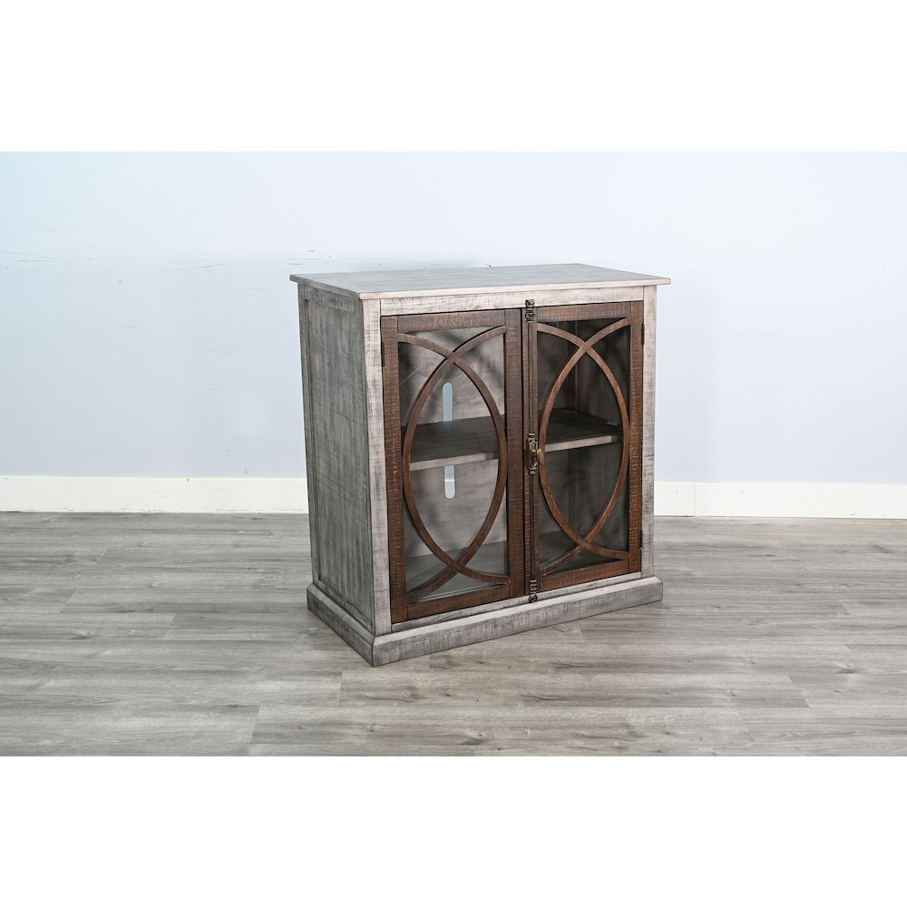 41" Accent Cabinet, Tobacco Leaf/Alpine Grey. Picture 3