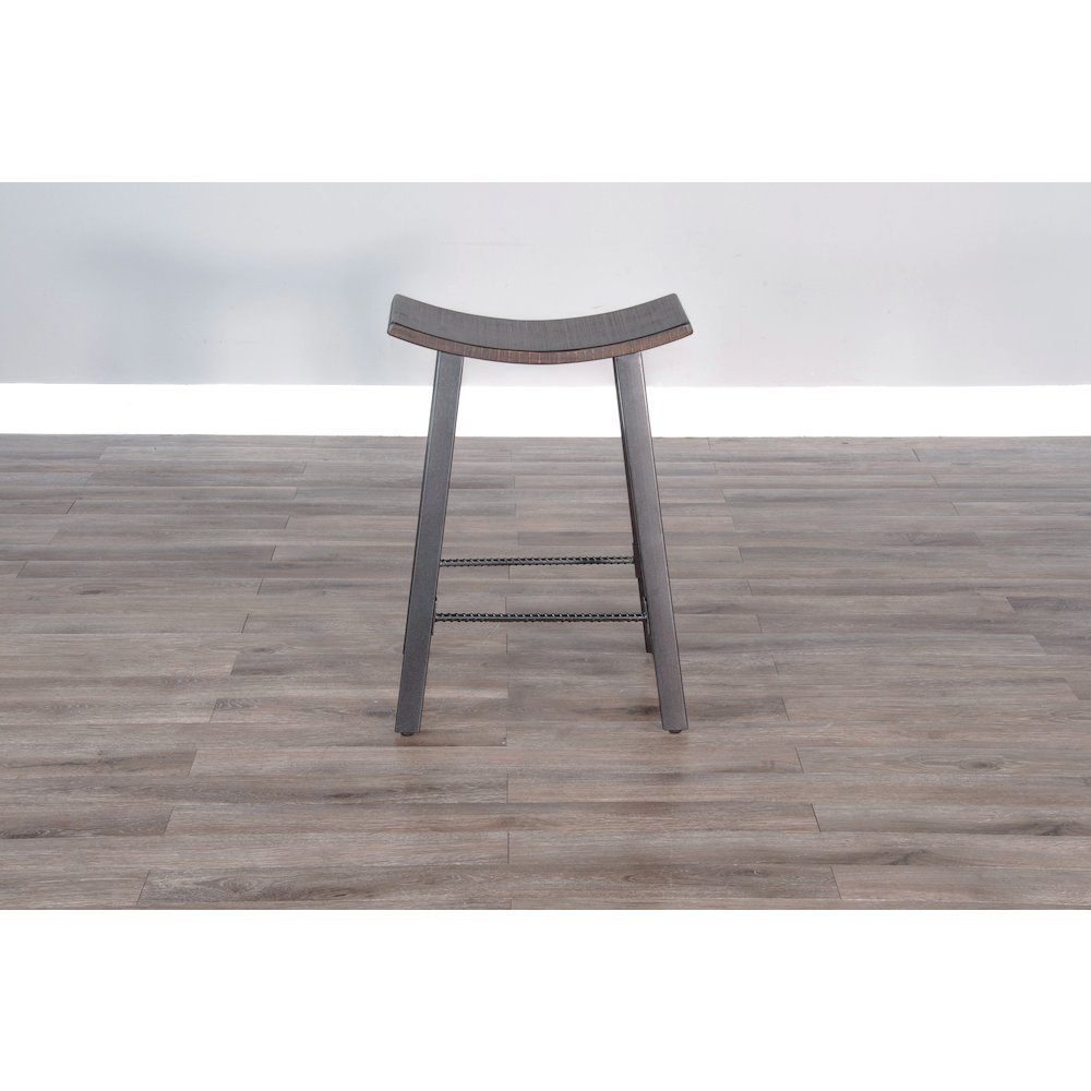 Counter Metal Saddle Stool (Set of 2). Picture 5