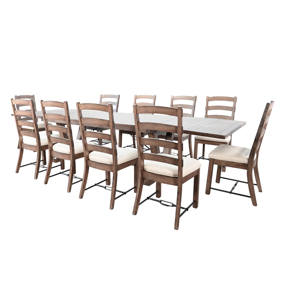 Yellowstone Folding Leaf Extension Dining Set. Picture 1