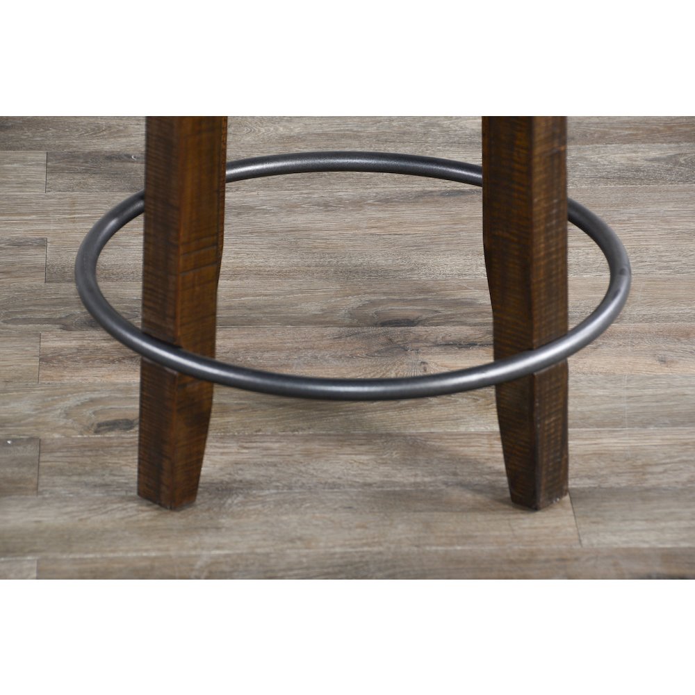Counter Swivel Stool, Cushion Seat (Set of 2). Picture 5
