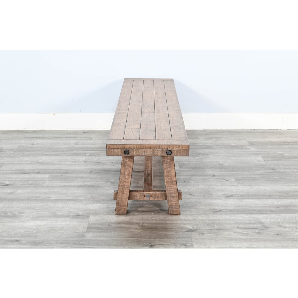 Wood Dining Bench. Picture 3