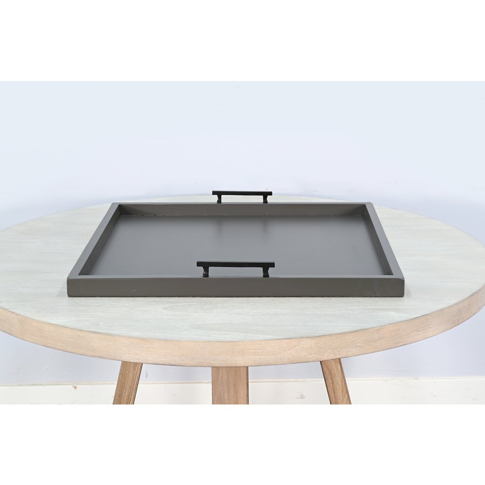 Square Tessa Ottoman Tray. Picture 4