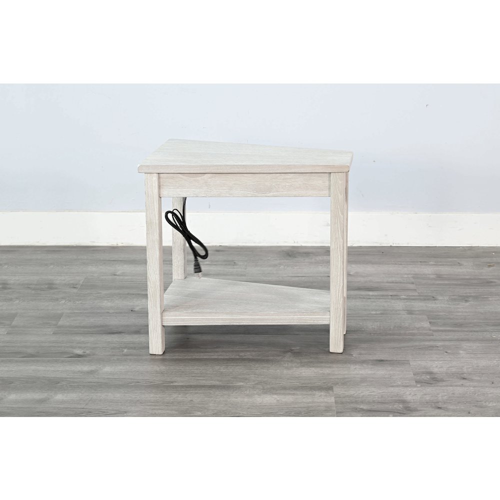 Chair Side Table with Power Strip. Picture 4