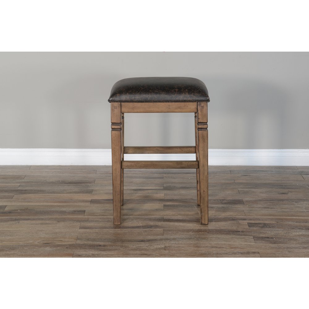 Bar Backless Stool, Cushion Seat (Set of 2). Picture 2