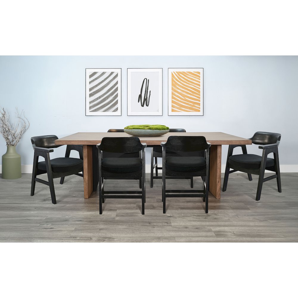 Modern Rectangular Arch Dining Set. Picture 2