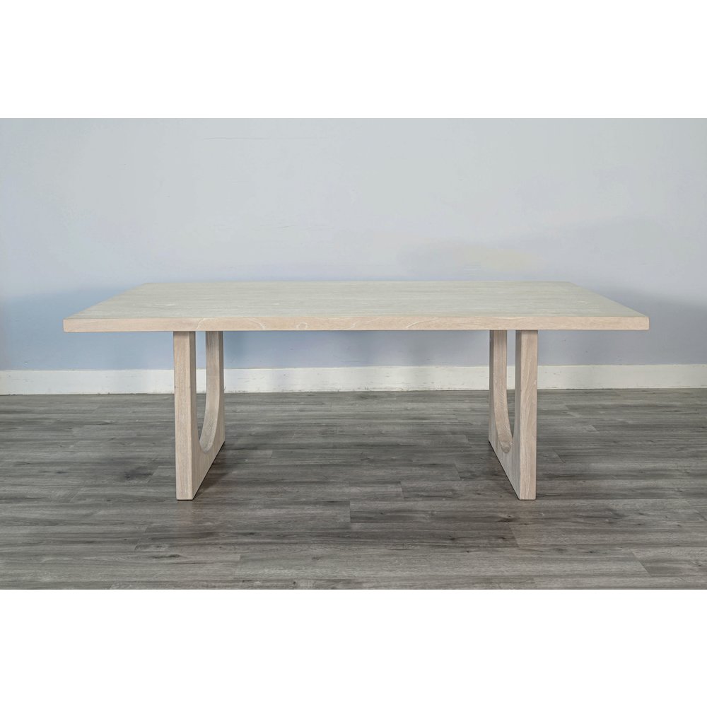 Liz Arched Leg Dining Table. Picture 2