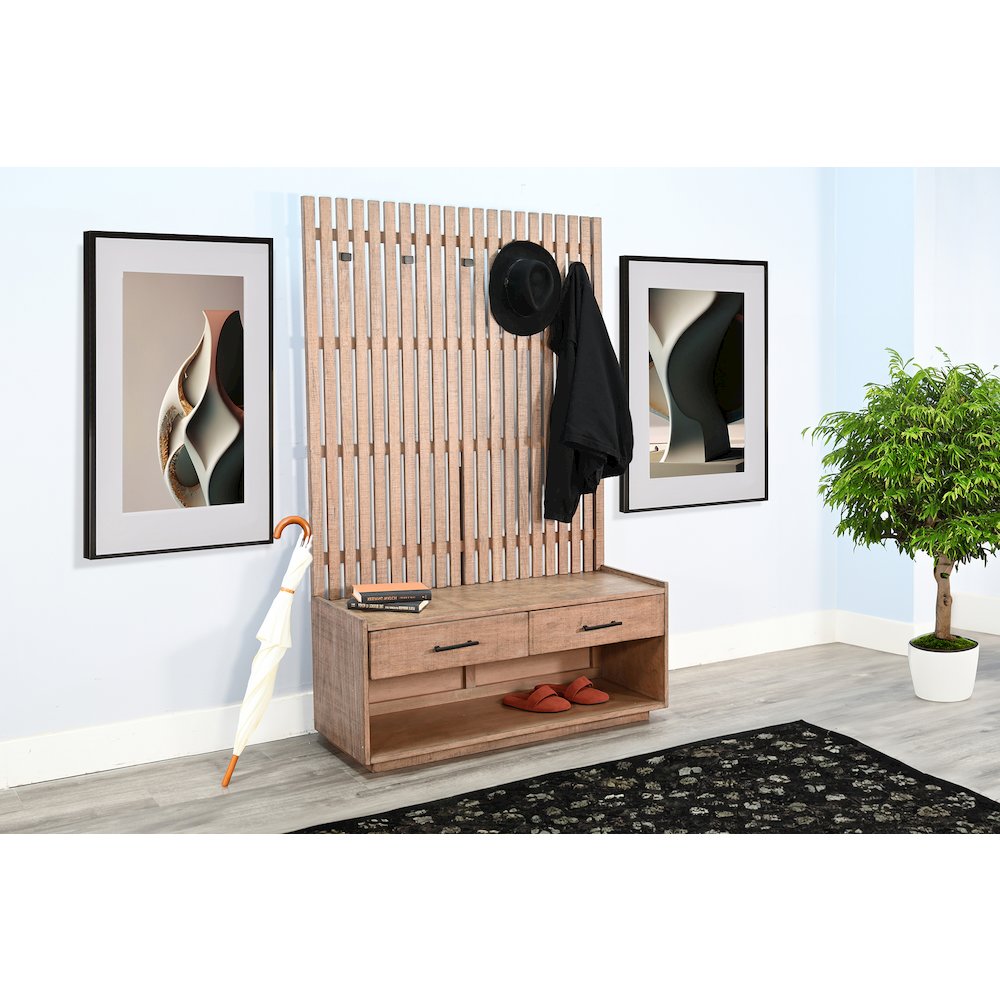 Eliza Hall Tree with Bench. Picture 1