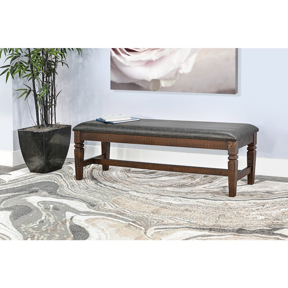 Homestead Bench, Cushion Seat. Picture 2