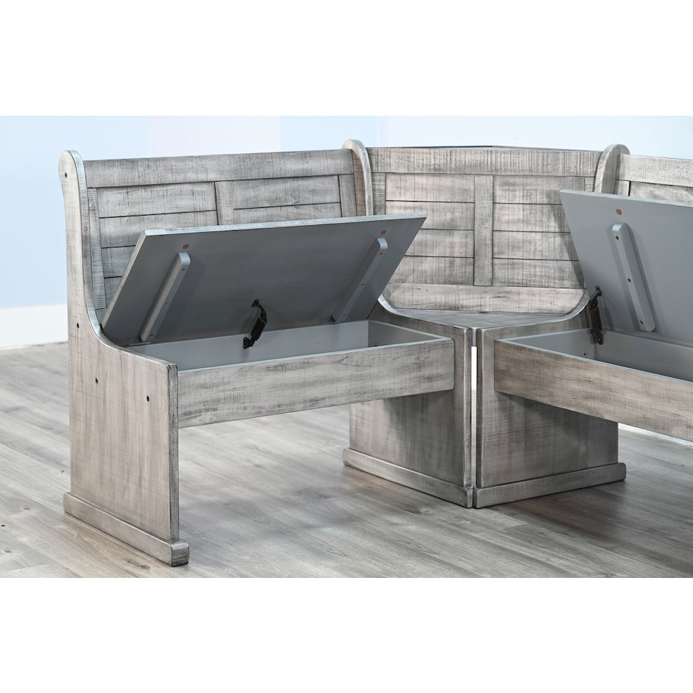 Wood Breakfast Nook Dining Set. Picture 4