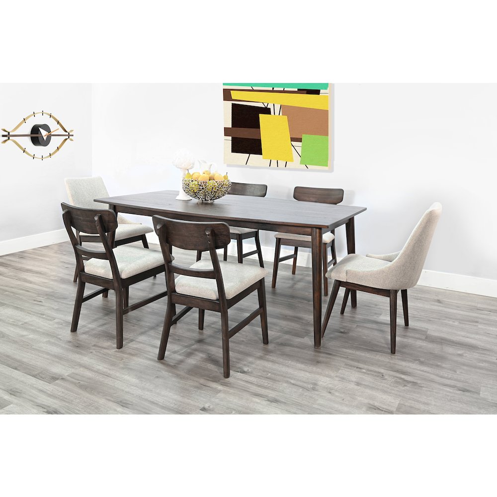Mid-century Wood Dining Set. Picture 2