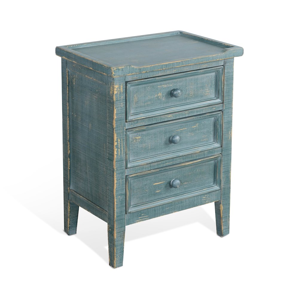 Marina End Table with Drawers. Picture 1