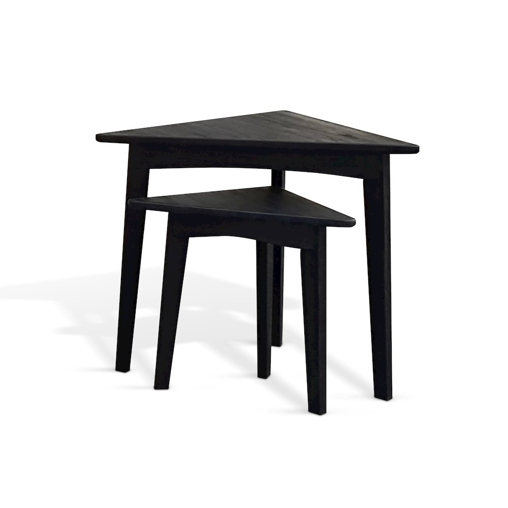 Bijou Triangular Nesting Table, Umbra. Picture 1