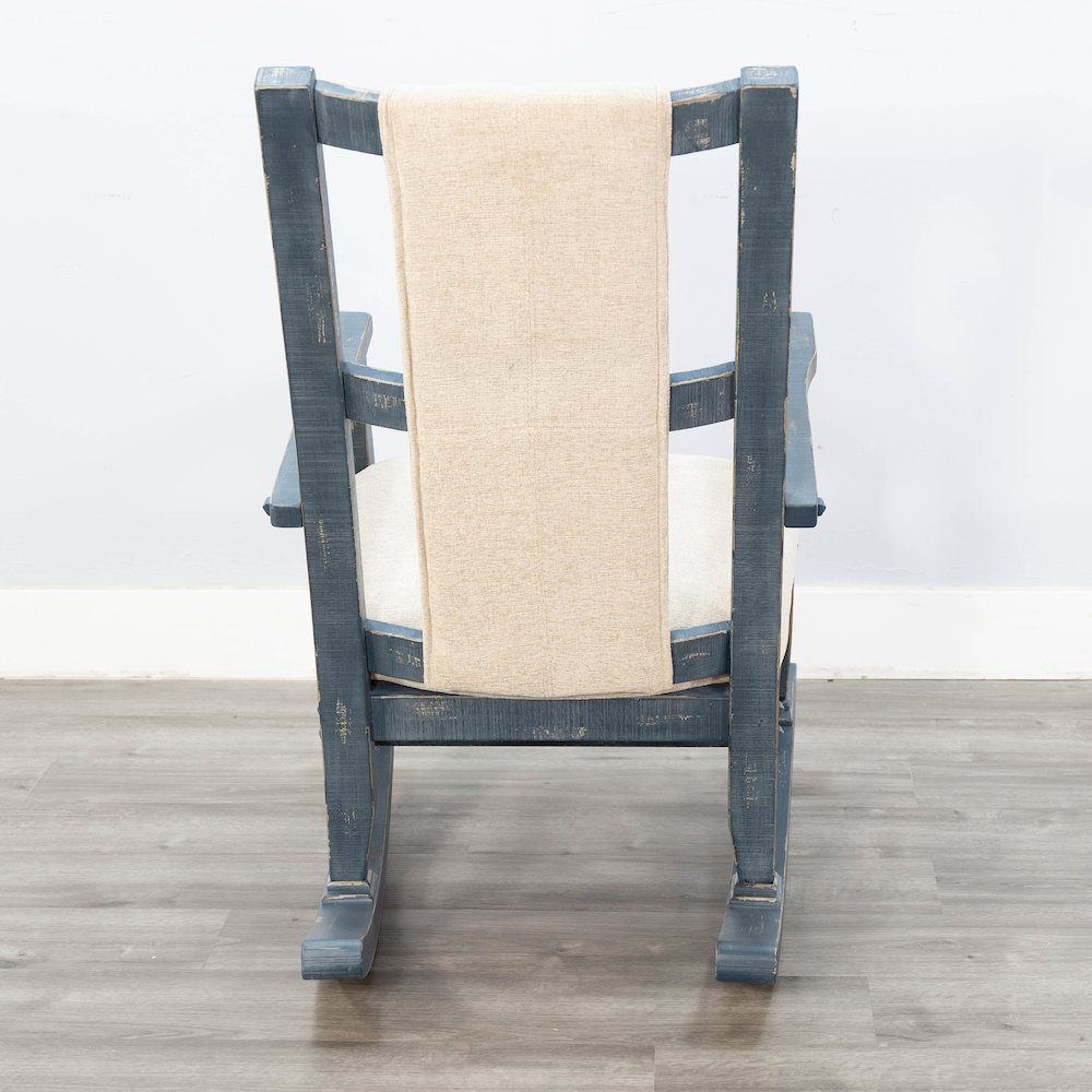 Sunny Designs Ocean Blue Rocker, Cushion Seat & Back. Picture 6
