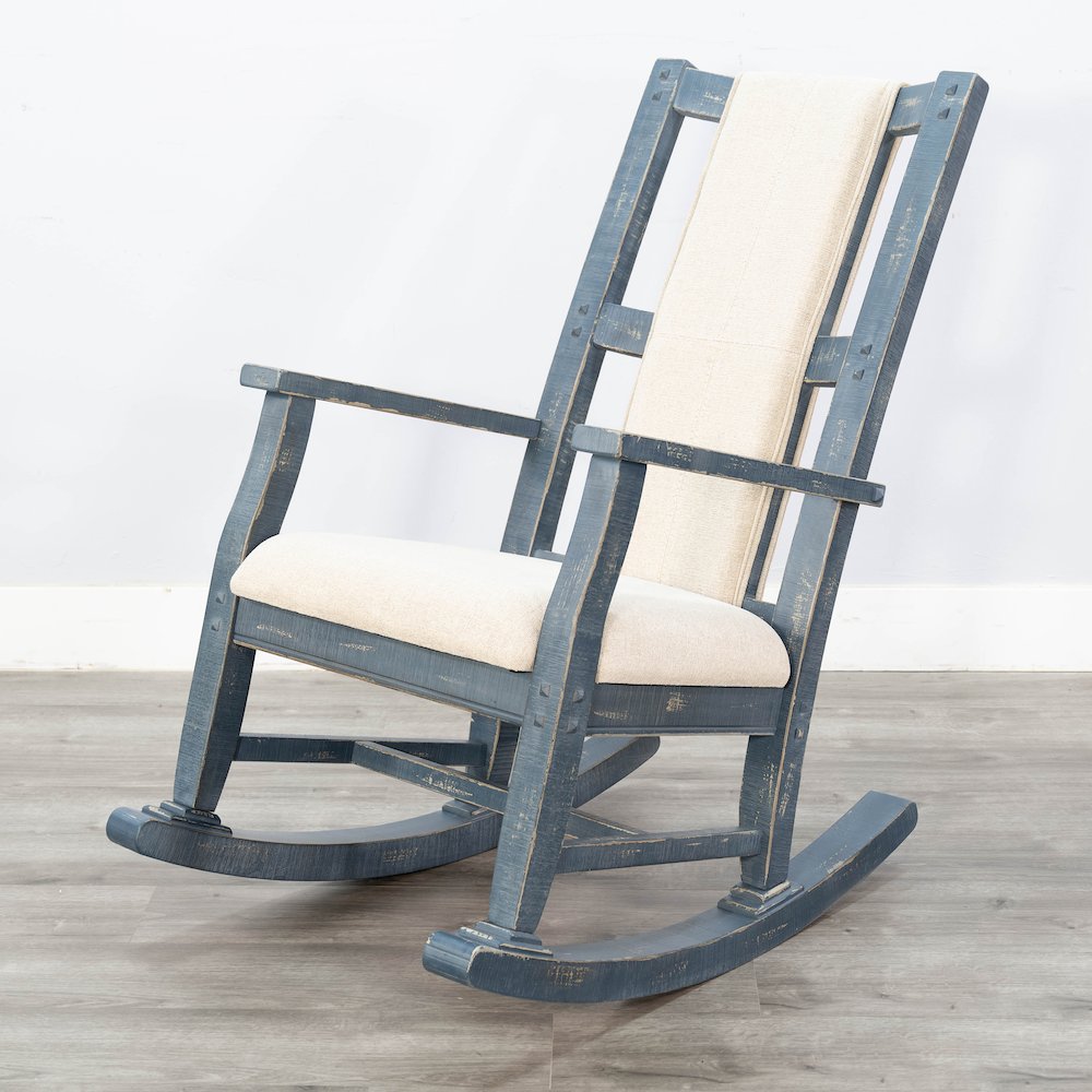 Sunny Designs Ocean Blue Rocker, Cushion Seat & Back. Picture 5