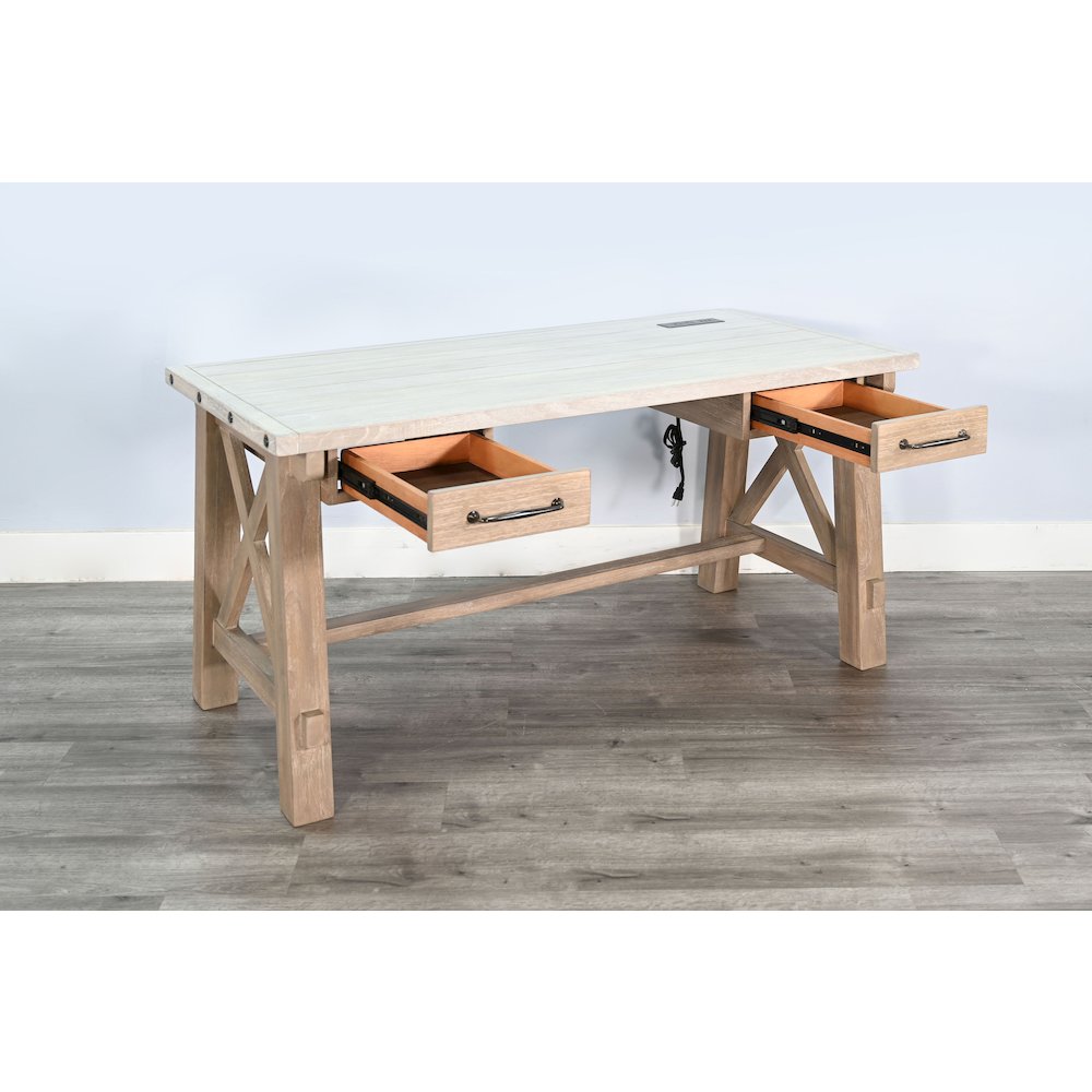Vivian Writing Desk with Power Plug. Picture 3